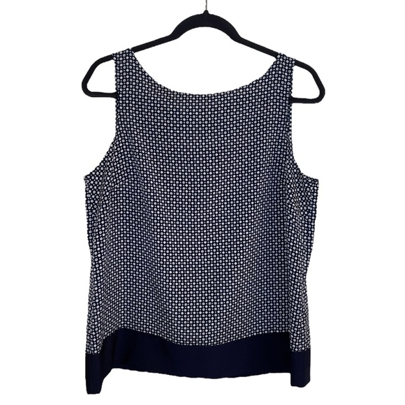 LOFT Tops - LOFT Sleeveless Blouse Navy